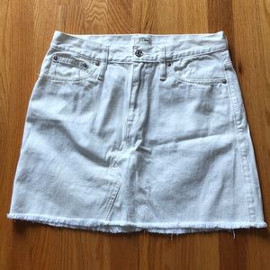 J Crew denim skirt